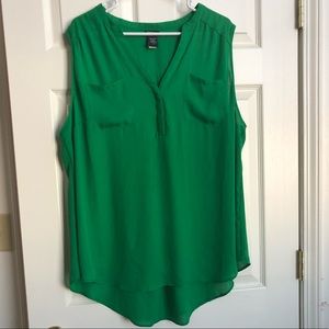 Kelly Green Georgette Top